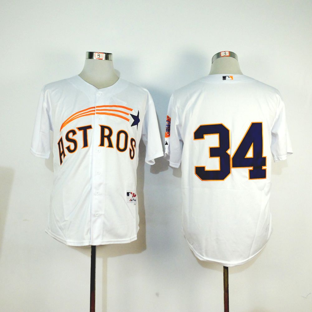 Men Houston Astros 34 Ryan White MLB Jerseys1